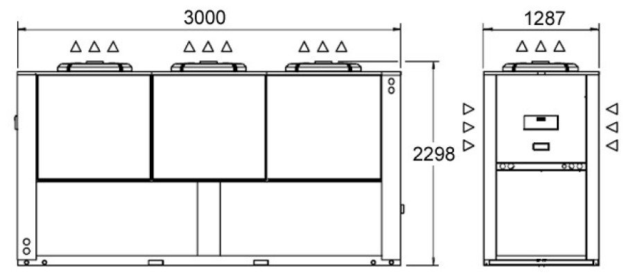 ICE 150 A, chladiaci výkon 149,2 kW – pohľad 2