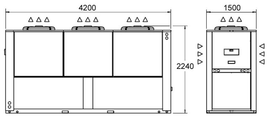 ICE 310 A, chladiaci výkon 309 kW – pohľad 2