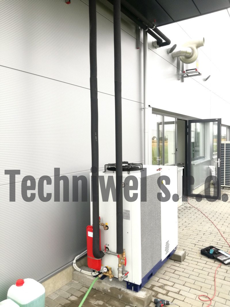 Realizácie systémov chladenia – Chiller 19 kW